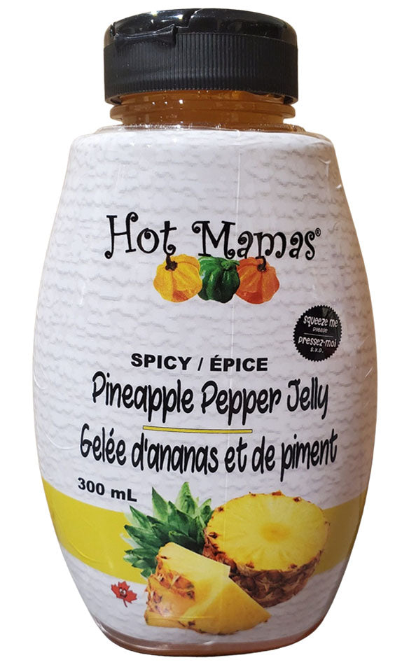 hot mamas - squeezie - pineapple pepper jelly - 300ml