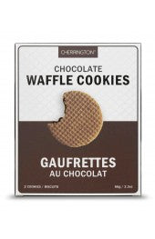 waffle cookie - 2 cookies - chocolate - cherrington - 66g