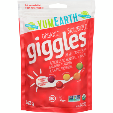 giggles chewys - 142g - yum earth