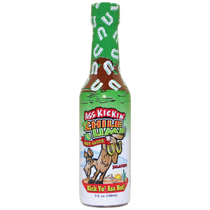 hot sauce - ass kickin' - chile & lime - 5oz