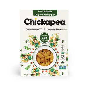 chickapea pasta - shells