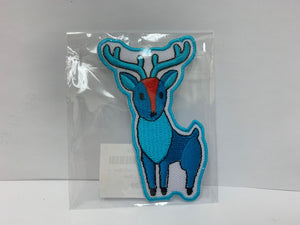 patch - reindeer - large -  green