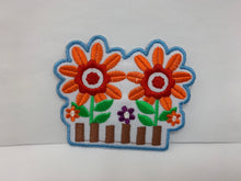 Load image into Gallery viewer, patch - 2 flower in pot - orange
