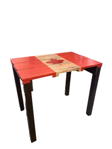 table - canadian maple leaf - water resistant patio table