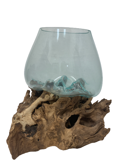 green glass - LARGE - slumping/gamal (approx 45cm)