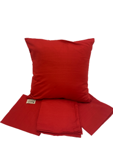 COVER ONLY - solid -  red - 40cm