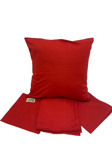 COVER ONLY - solid -  red - 40cm