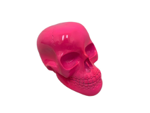 Load image into Gallery viewer, skull - lg - hot pink - 12cmHx18cmLx11cmW - resin

