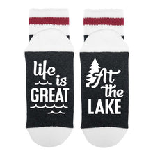 Load image into Gallery viewer, sock dirty to me - life is great at the lake
