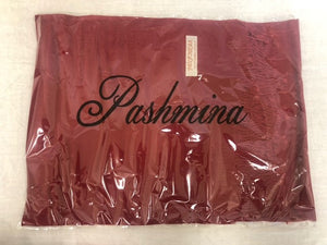 scarf - pashmina - ruby red
