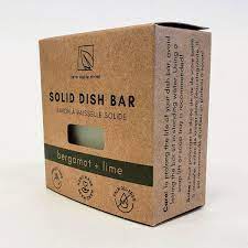 zero waste - solid dish soap bar - bergamot & lime