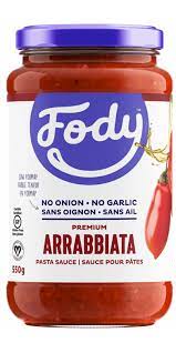 fody - premium arrabbiata sauce - 547ml