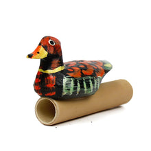Load image into Gallery viewer, duck whistle - colourful paining
