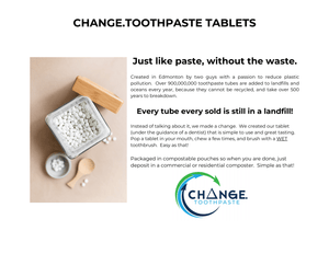 change toothpaste - 1 month - bubble gum (65 tablets)