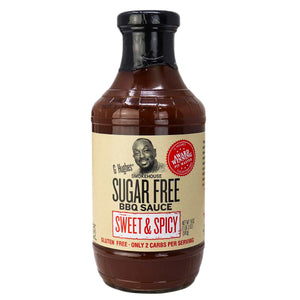G.Hughes - BBQ sauce  - sweet/spicy - NO Sugar ADDED - 490mL