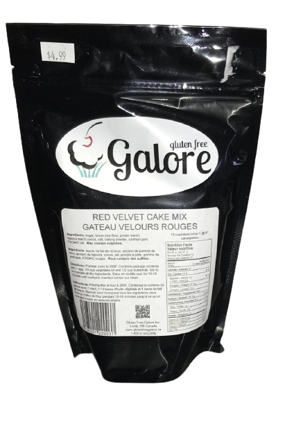 gluten free galore - cake mix - red velvet