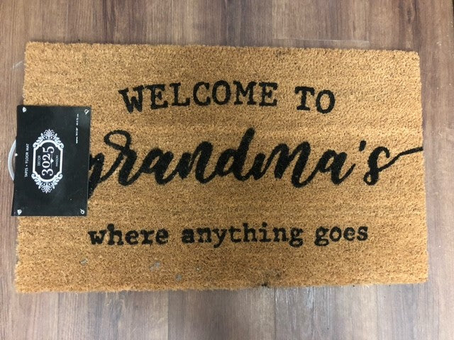 door mat - welcome to grandmas - 30
