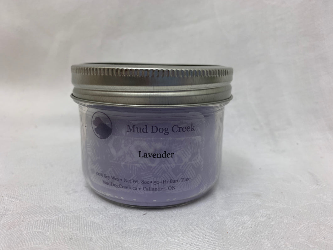 candle - lavender - mud dog creek