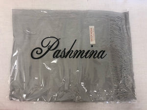 scarf - pashmina - light grey