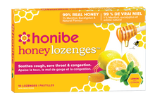 Load image into Gallery viewer, honibe - honey lozenges - lemon - honey/lem/euc/menth
