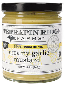 mustard - creamy garlic - terrapin ridge - 8oz