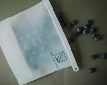 Load image into Gallery viewer, zero waste - silicone food bag - 1000 millilitres
