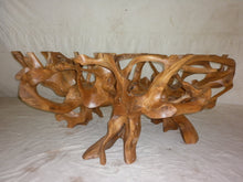 Load image into Gallery viewer, dining table w/ glass - root  # 6564 206cm x 127cm x 80cm

