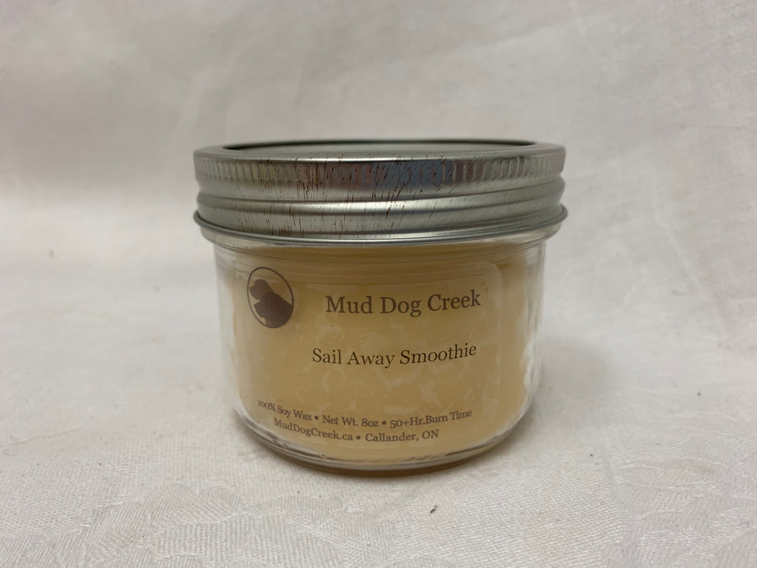 candle - sail away smoothie - mud dog creek