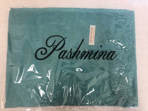 scarf - pashmina - teal green