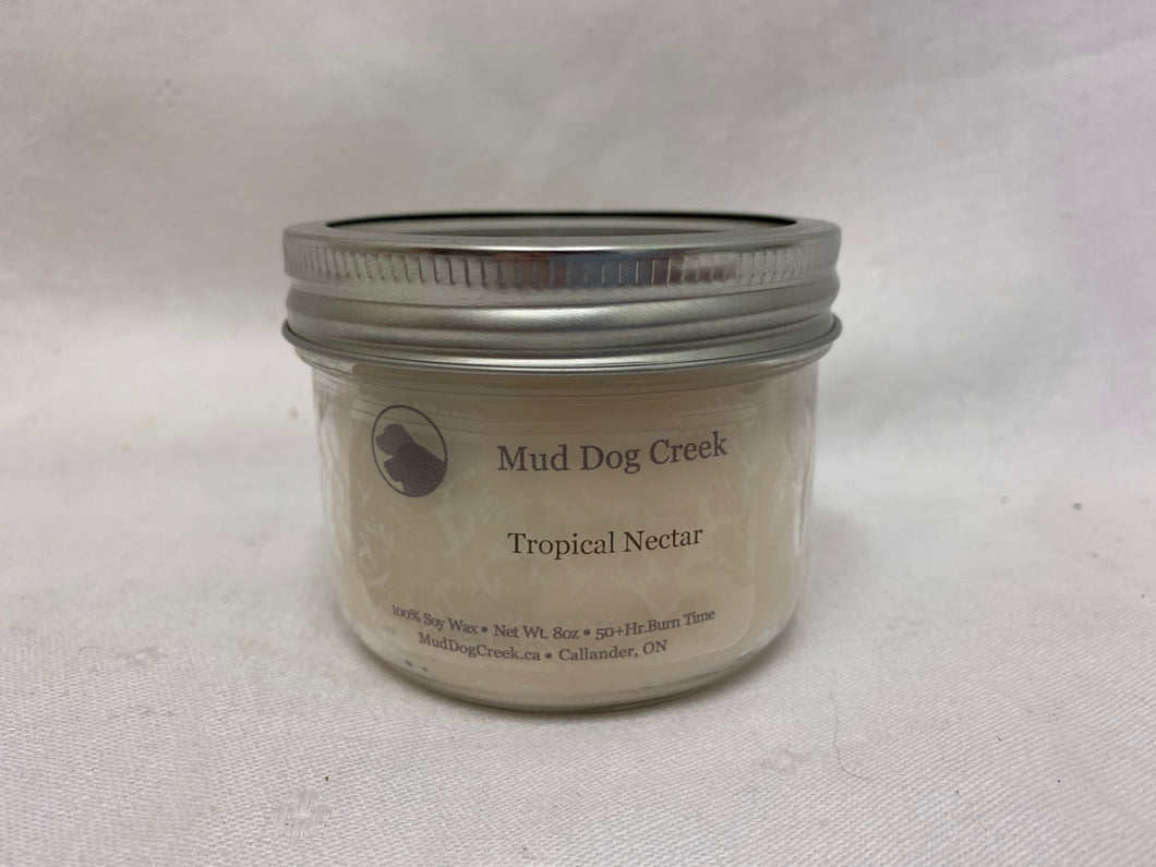 candle - tropical nectar - mud dog creek