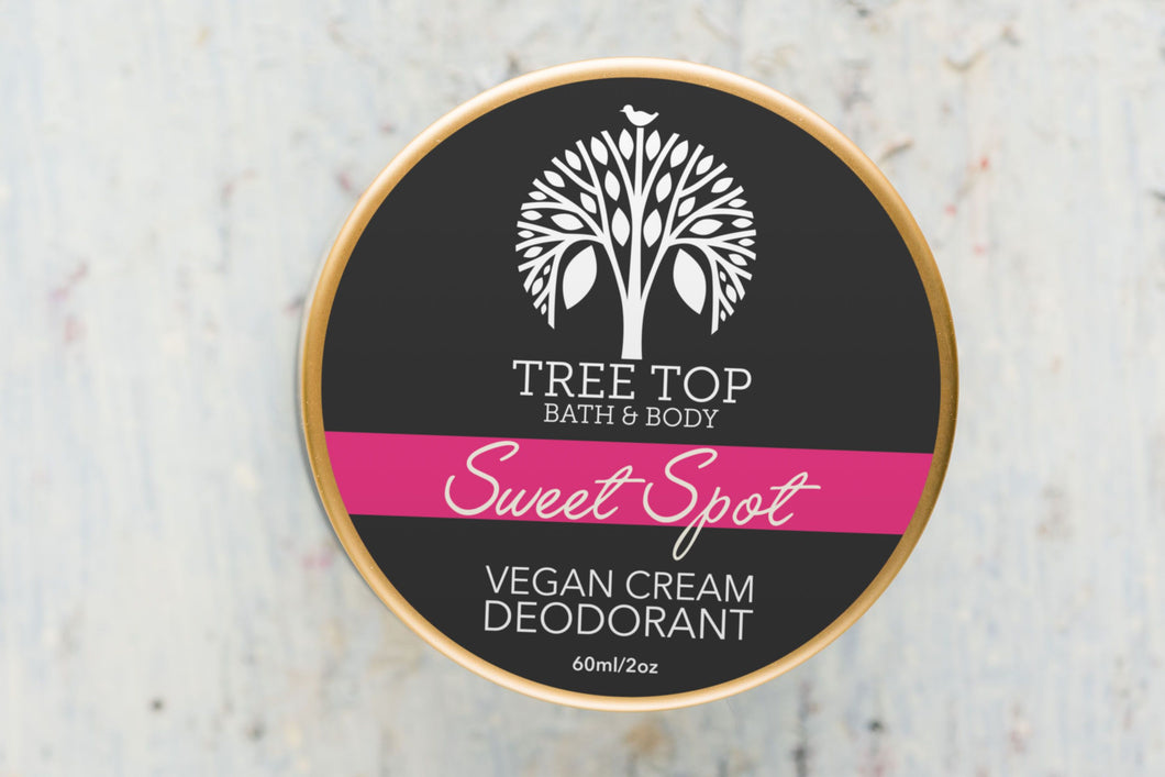 tree top - deodorant - sweet spot vegan cream  - 60ml