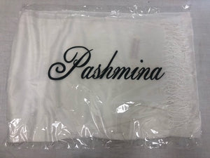 scarf - pashmina - white