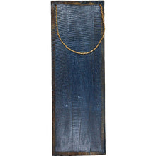 Load image into Gallery viewer, sign - it&#39;s wine o&#39;clock somewhere - dark blue distress - 40x15cm
